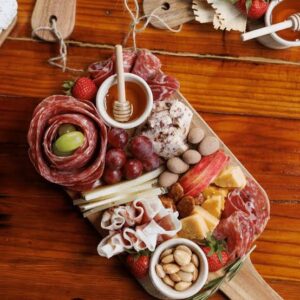 Home salami platter